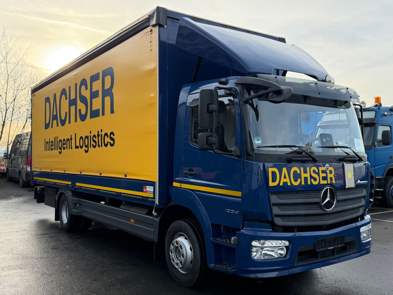 Mercedes-Benz Atego 1224 Edscha, Plane, Lbw, Ahk, Klima, Autom - Tenteli kamyon: fotoğraf 1 Mercedes-Benz Atego 1224 Edscha, Plane, Lbw, Ahk, Klima, Autom - Tenteli kamyon: fotoğraf 1