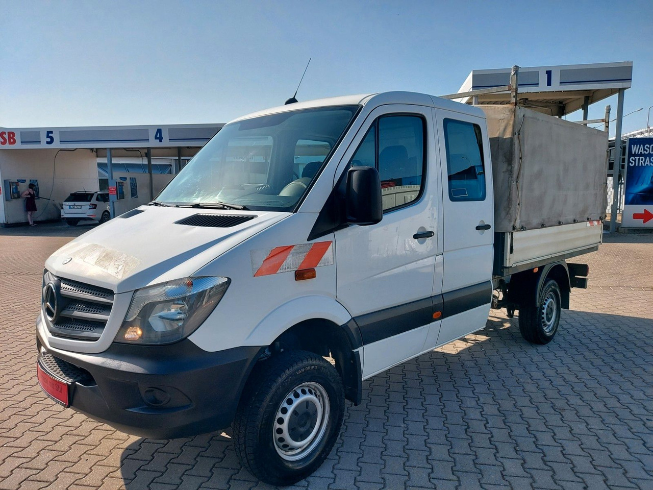 Mercedes-Benz Sprinter II Pritsche DoKa 316 4X4 6Sitze Klima - Tenteli kamyonet, Çift kabin kamyonet: fotoğraf 3 Mercedes-Benz Sprinter II Pritsche DoKa 316 4X4 6Sitze Klima - Tenteli kamyonet, Çift kabin kamyonet: fotoğraf 3