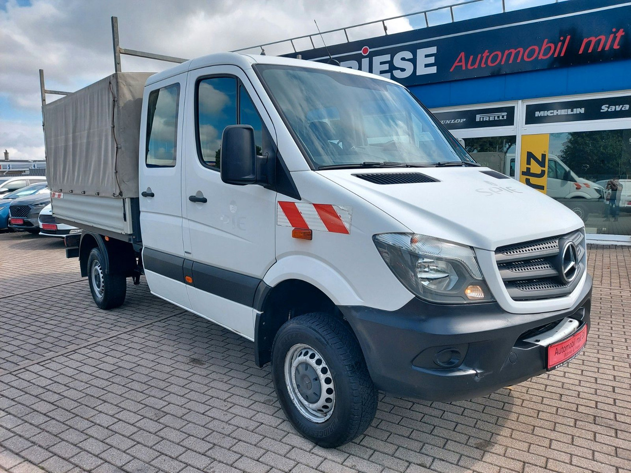 Mercedes-Benz Sprinter II Pritsche DoKa 316 4X4 Klima Standhei - Tenteli kamyonet, Çift kabin kamyonet: fotoğraf 1 Mercedes-Benz Sprinter II Pritsche DoKa 316 4X4 Klima Standhei - Tenteli kamyonet, Çift kabin kamyonet: fotoğraf 1