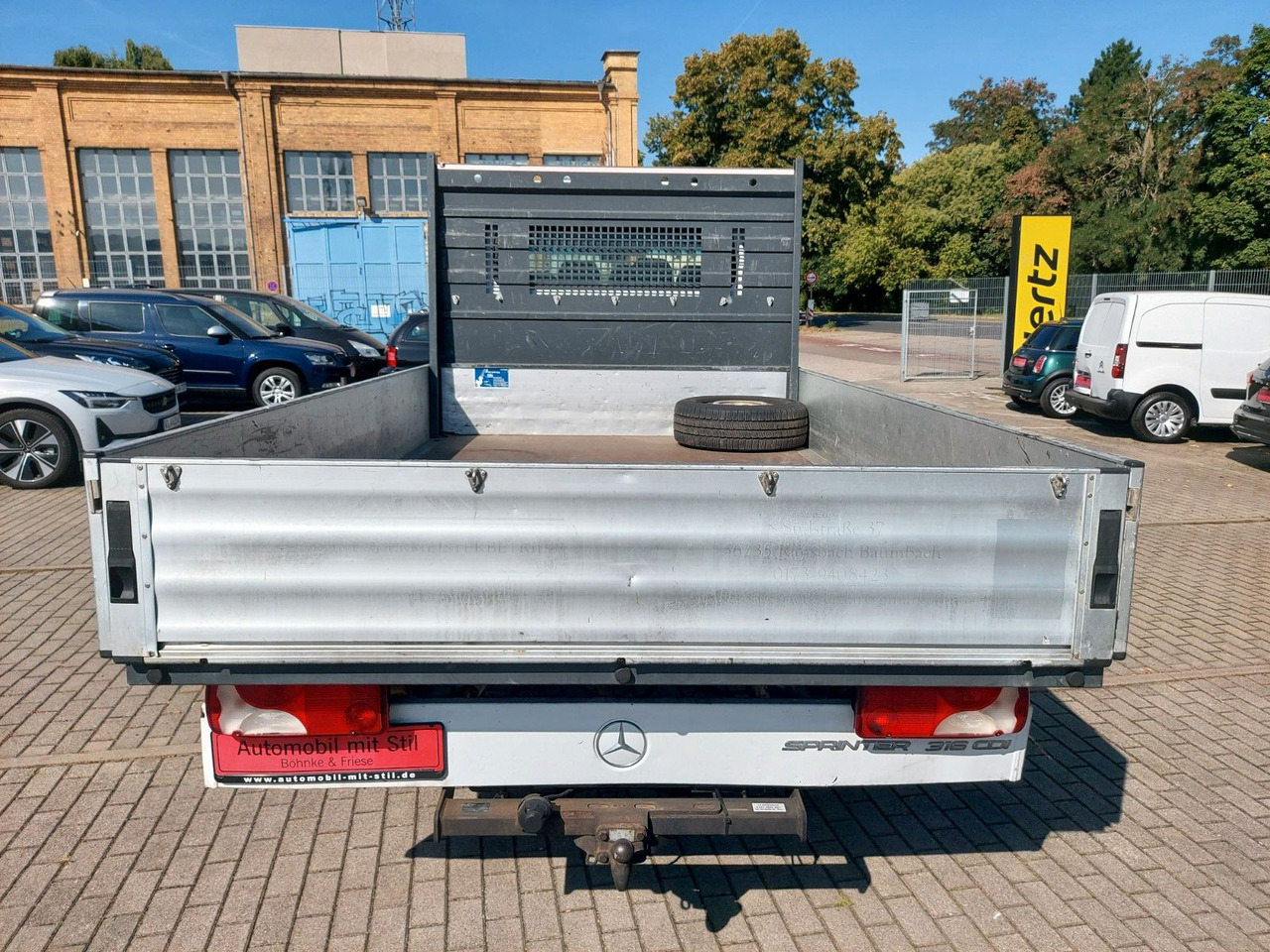 Mercedes-Benz Sprinter II Pritsche DoKa 316 Autom. lang 7Sitze - Açık kasa kamyonet, Çift kabin kamyonet: fotoğraf 4 Mercedes-Benz Sprinter II Pritsche DoKa 316 Autom. lang 7Sitze - Açık kasa kamyonet, Çift kabin kamyonet: fotoğraf 4