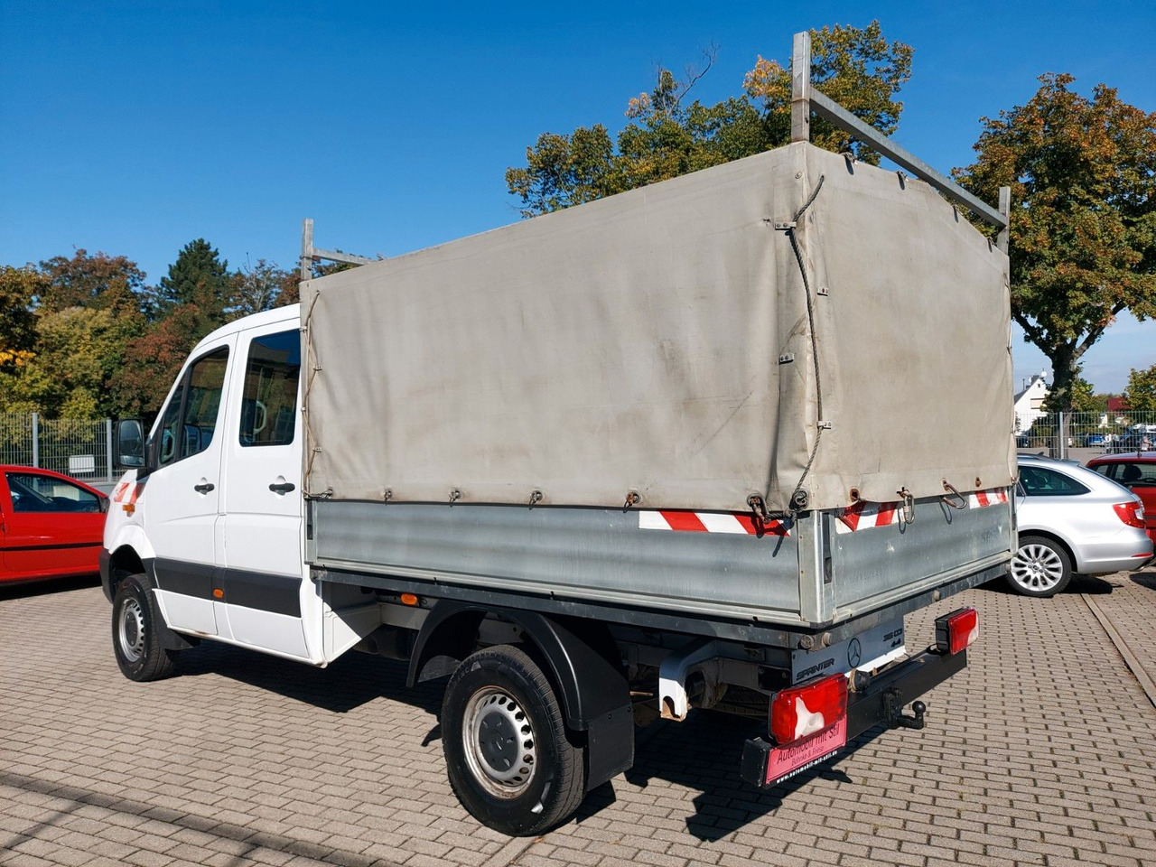 Mercedes-Benz Sprinter II Pritsche DoKa 316 CDI 4X4 Klima - Tenteli kamyonet, Çift kabin kamyonet: fotoğraf 5 Mercedes-Benz Sprinter II Pritsche DoKa 316 CDI 4X4 Klima - Tenteli kamyonet, Çift kabin kamyonet: fotoğraf 5