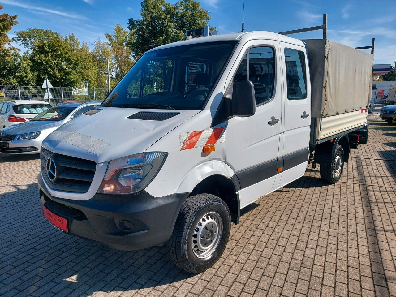 Mercedes-Benz Sprinter II Pritsche DoKa 316 CDI 4X4 Klima - Tenteli kamyonet, Çift kabin kamyonet: fotoğraf 4 Mercedes-Benz Sprinter II Pritsche DoKa 316 CDI 4X4 Klima - Tenteli kamyonet, Çift kabin kamyonet: fotoğraf 4