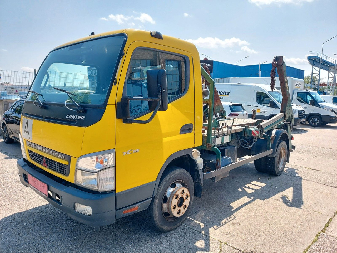 Mitsubishi Canter 7C18 Absetzer Kipper Meier Ratio 4500kg - Hidrolift kamyon: fotoğraf 1 Mitsubishi Canter 7C18 Absetzer Kipper Meier Ratio 4500kg - Hidrolift kamyon: fotoğraf 1