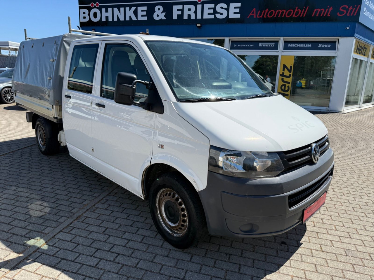 Volkswagen T5 Transporter Pritsche DoKA 4Motion 4x4 Klima - Tenteli kamyonet, Çift kabin kamyonet: fotoğraf 1 Volkswagen T5 Transporter Pritsche DoKA 4Motion 4x4 Klima - Tenteli kamyonet, Çift kabin kamyonet: fotoğraf 1