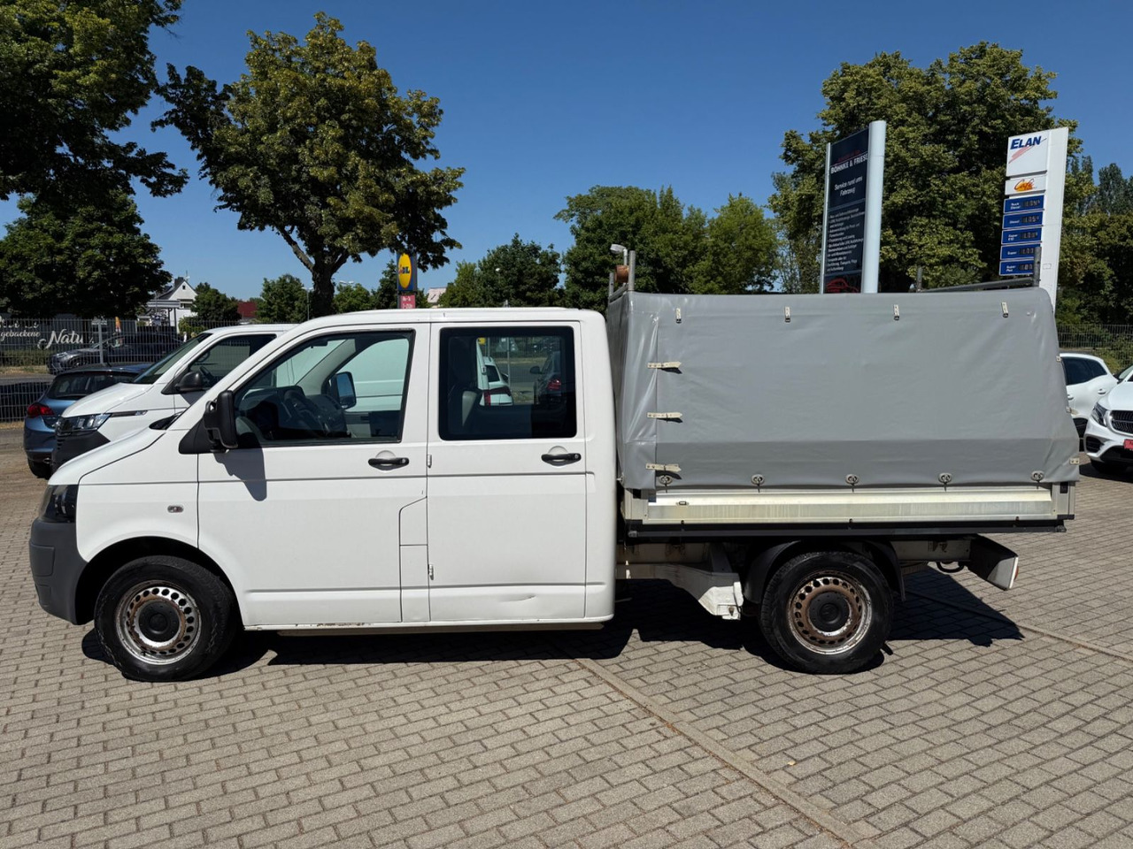Volkswagen T5 Transporter Pritsche DoKA 4Motion 4x4 Klima - Tenteli kamyonet, Çift kabin kamyonet: fotoğraf 5 Volkswagen T5 Transporter Pritsche DoKA 4Motion 4x4 Klima - Tenteli kamyonet, Çift kabin kamyonet: fotoğraf 5