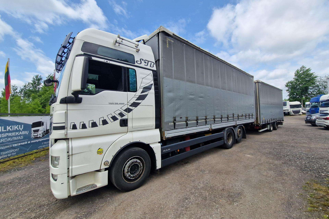MAN TGX 480 - Tenteli kamyon: fotoğraf 2 MAN TGX 480 - Tenteli kamyon: fotoğraf 2