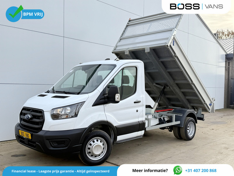 Ford Transit 350 2.0 TDCI 130PK Kipper Dubbellucht Benne Tipper Trekhaak - Damperli kamyonet: fotoğraf 1 Ford Transit 350 2.0 TDCI 130PK Kipper Dubbellucht Benne Tipper Trekhaak - Damperli kamyonet: fotoğraf 1