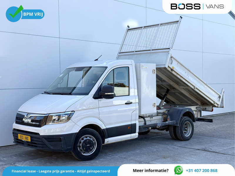 MAN TGE 5.120 2.0 TDI Kipper Dubbellucht Carplay Trekhaak Airco Camera Benne Tipper - Damperli kamyonet: fotoğraf 1 MAN TGE 5.120 2.0 TDI Kipper Dubbellucht Carplay Trekhaak Airco Camera Benne Tipper - Damperli kamyonet: fotoğraf 1