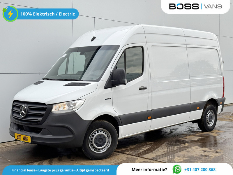 Mercedes-Benz eSprinter 112 L2H2 100% Elektrisch 55kWh 168km WLTP 80kw Snelladen Climate Control Camera Stoelverwarming - Panelvan, Elektrikli kamyonet: fotoğraf 1 Mercedes-Benz eSprinter 112 L2H2 100% Elektrisch 55kWh 168km WLTP 80kw Snelladen Climate Control Camera Stoelverwarming - Panelvan, Elektrikli kamyonet: fotoğraf 1