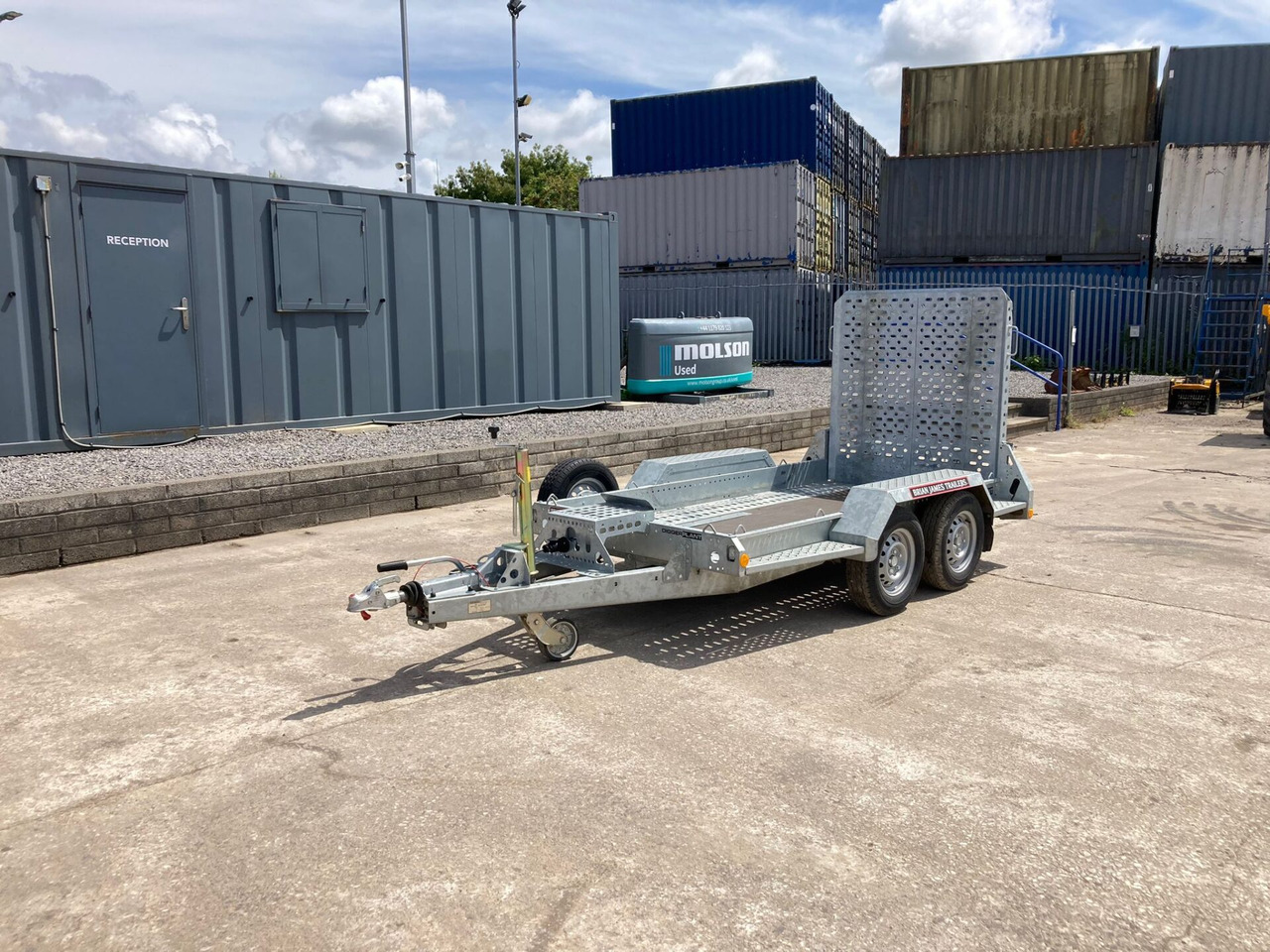 Brian James Trailer T-02-T - İş makinası römorku: fotoğraf 1 Brian James Trailer T-02-T - İş makinası römorku: fotoğraf 1