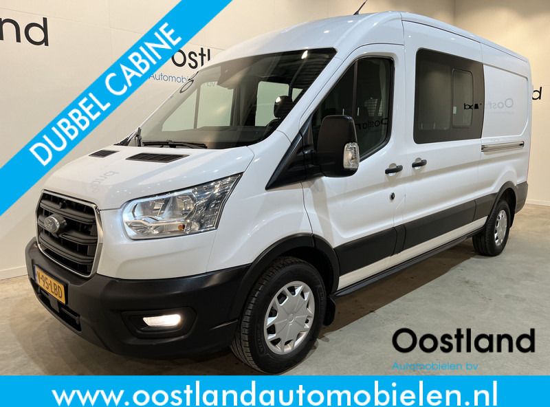 Ford Transit 350 2.0 TDCI L3H2 Trend 130 PK DC Dubbel Cabine / Euro 6 / Airco / Schuifdeur L + R / Cruise Control / Trekhaak / Camera / BPM VRIJ !! - Panelvan, Çift kabin kamyonet: fotoğraf 1 Ford Transit 350 2.0 TDCI L3H2 Trend 130 PK DC Dubbel Cabine / Euro 6 / Airco / Schuifdeur L + R / Cruise Control / Trekhaak / Camera / BPM VRIJ !! - Panelvan, Çift kabin kamyonet: fotoğraf 1