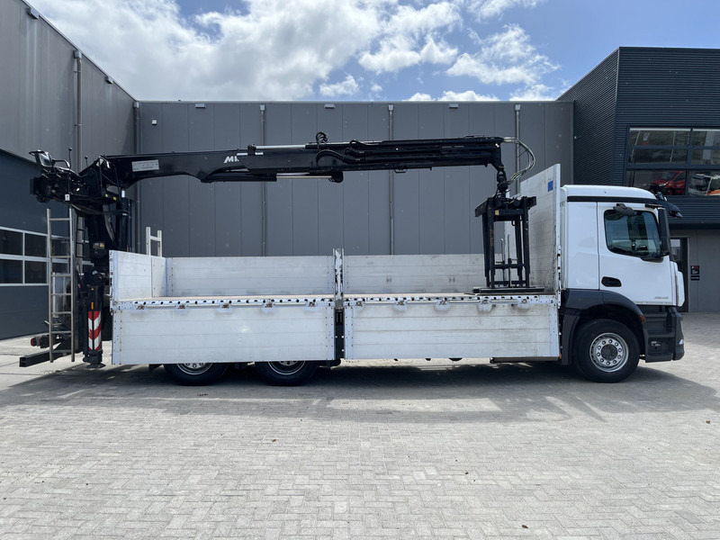 Mercedes-Benz ANTOS 2546 6X2 Bouwstoffenauto / Open laadbak vv KRAAN MKG HLK 221-3 met Palletklem - Sal/ Açık kasa kamyon, Vinçli kamyon: fotoğraf 3 Mercedes-Benz ANTOS 2546 6X2 Bouwstoffenauto / Open laadbak vv KRAAN MKG HLK 221-3 met Palletklem - Sal/ Açık kasa kamyon, Vinçli kamyon: fotoğraf 3