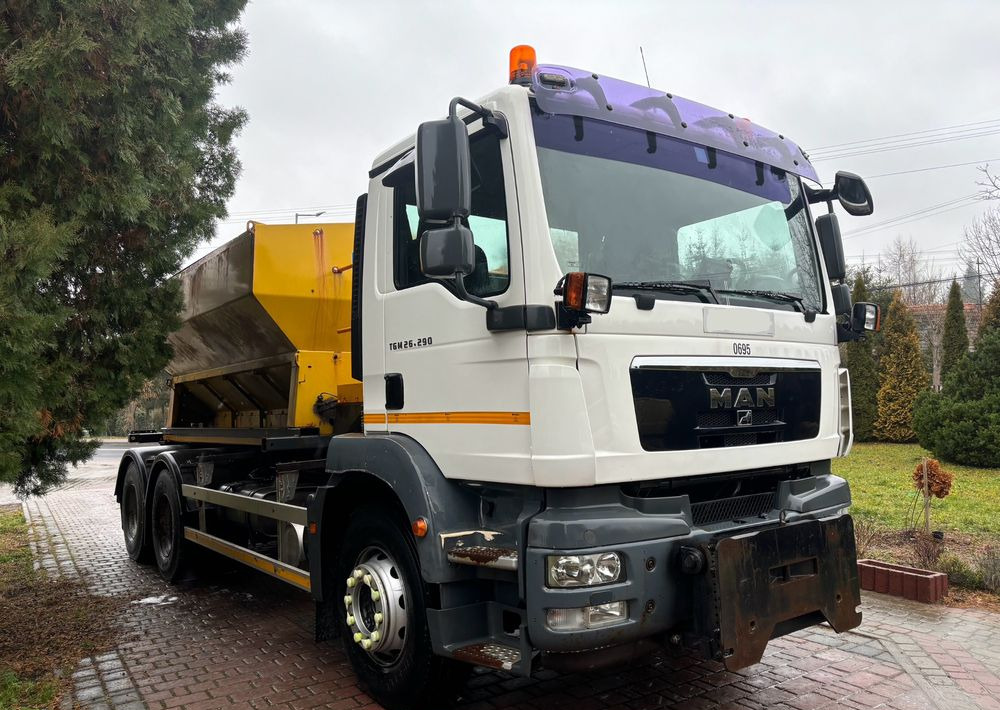MAN TGM 26.290 6X4 SCHMIDT STARTOS II PIASKARKA PŁUG - Atık toplama taşıt/ Özel amaçlı taşıt, Kamyon: fotoğraf 3 MAN TGM 26.290 6X4 SCHMIDT STARTOS II PIASKARKA PŁUG - Atık toplama taşıt/ Özel amaçlı taşıt, Kamyon: fotoğraf 3