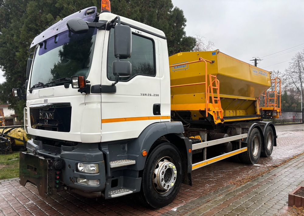 MAN TGM 26.290 6X4 SCHMIDT STARTOS II PIASKARKA PŁUG - Atık toplama taşıt/ Özel amaçlı taşıt, Kamyon: fotoğraf 2 MAN TGM 26.290 6X4 SCHMIDT STARTOS II PIASKARKA PŁUG - Atık toplama taşıt/ Özel amaçlı taşıt, Kamyon: fotoğraf 2