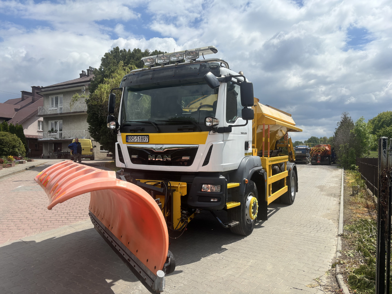 Kar küreme aracı MAN TGM 18.290 4X4BB GRITTER/SPREADER PLOUGH ECON: fotoğraf 7