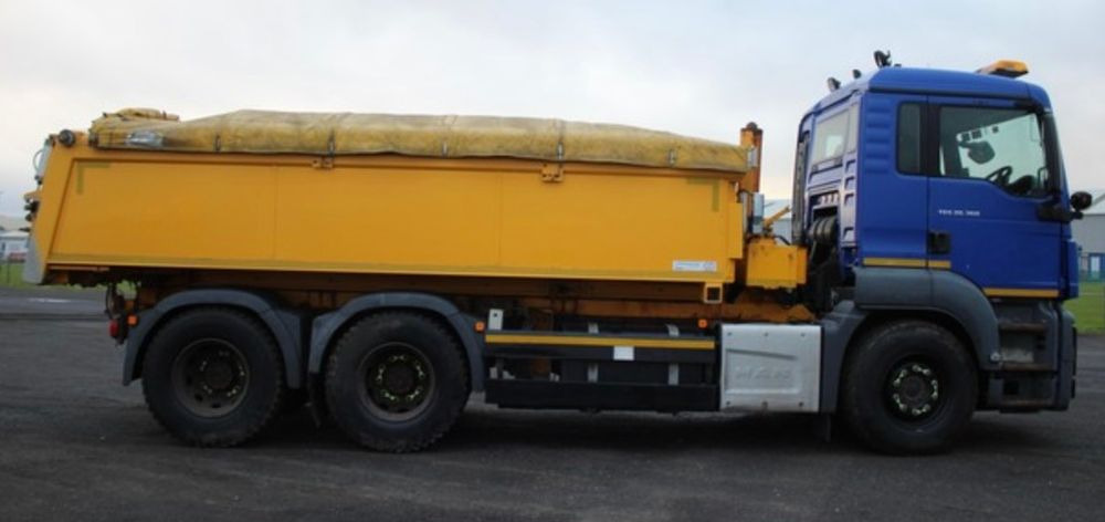 Damperli kamyon MAN Tgs 26.360 6x4 wywrotka piaskarka pług e6 euro6: fotoğraf 11