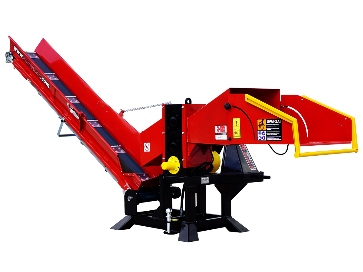 REMET RĘBAK WOM MODEL R-120 + TAŚMOCIĄG 2,3M - Ağaç parçalama makinesi: fotoğraf 1 REMET RĘBAK WOM MODEL R-120 + TAŚMOCIĄG 2,3M - Ağaç parçalama makinesi: fotoğraf 1
