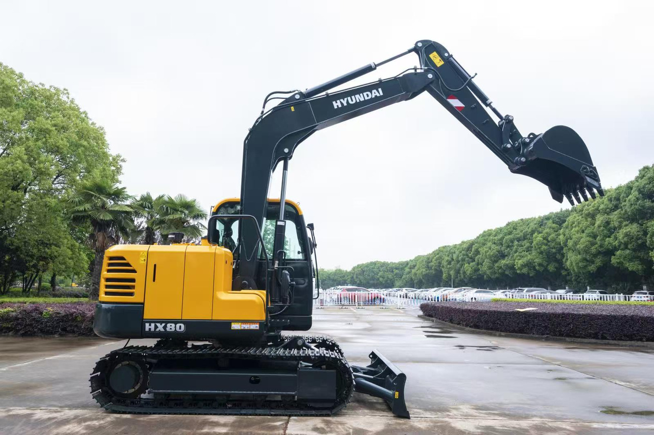 Hyundai HX80 - Mini ekskavatör: fotoğraf 1 Hyundai HX80 - Mini ekskavatör: fotoğraf 1