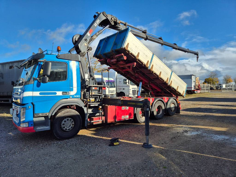 Volvo FM 500 8x4/4 // HIAB 244 EP-5 HIPRO // 3 way tip - Vinçli kamyon: fotoğraf 1 Volvo FM 500 8x4/4 // HIAB 244 EP-5 HIPRO // 3 way tip - Vinçli kamyon: fotoğraf 1