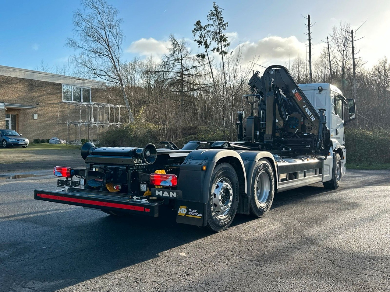 MAN TGS 26.470 6x2 Abrollkipper + Kran Hiab 138-3 - Kancalı yükleyici kamyon, Vinçli kamyon: fotoğraf 5 MAN TGS 26.470 6x2 Abrollkipper + Kran Hiab 138-3 - Kancalı yükleyici kamyon, Vinçli kamyon: fotoğraf 5