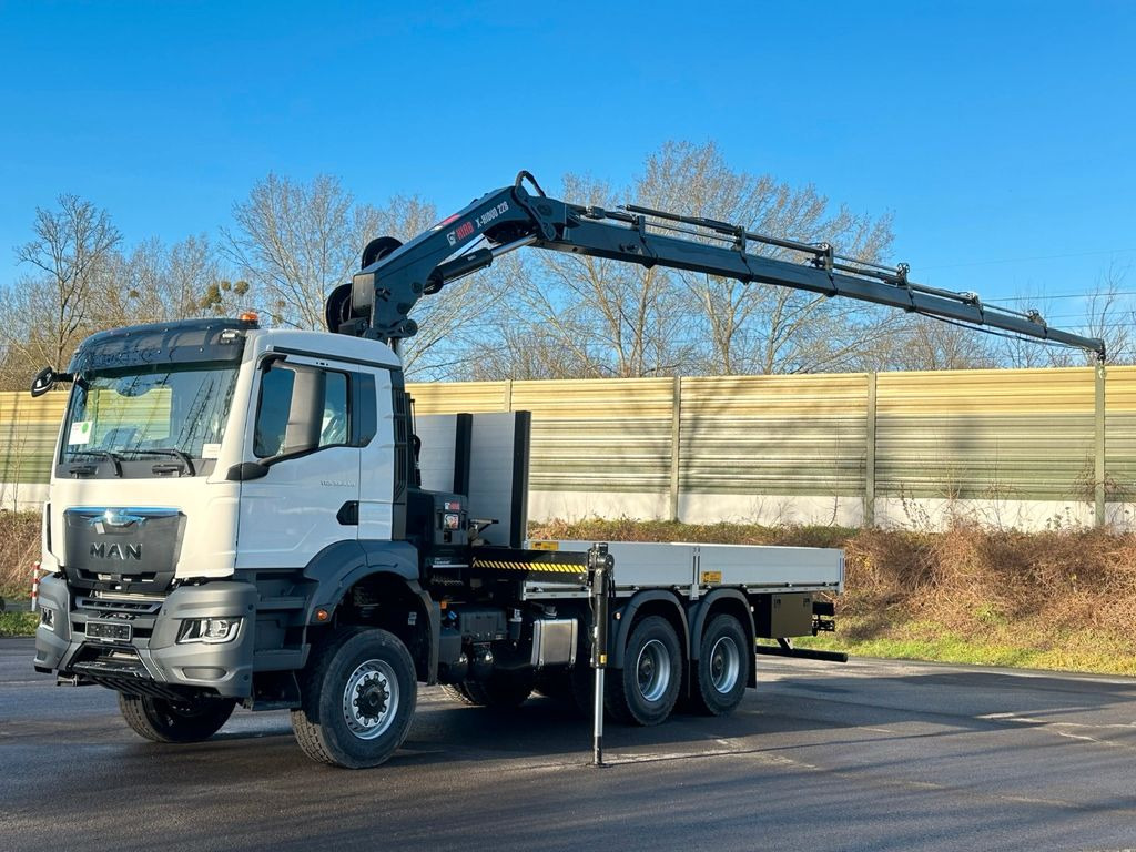 MAN TGS 33.440 6x6 Kran HIAB 228-6 - Vinçli kamyon, Sal/ Açık kasa kamyon: fotoğraf 1 MAN TGS 33.440 6x6 Kran HIAB 228-6 - Vinçli kamyon, Sal/ Açık kasa kamyon: fotoğraf 1