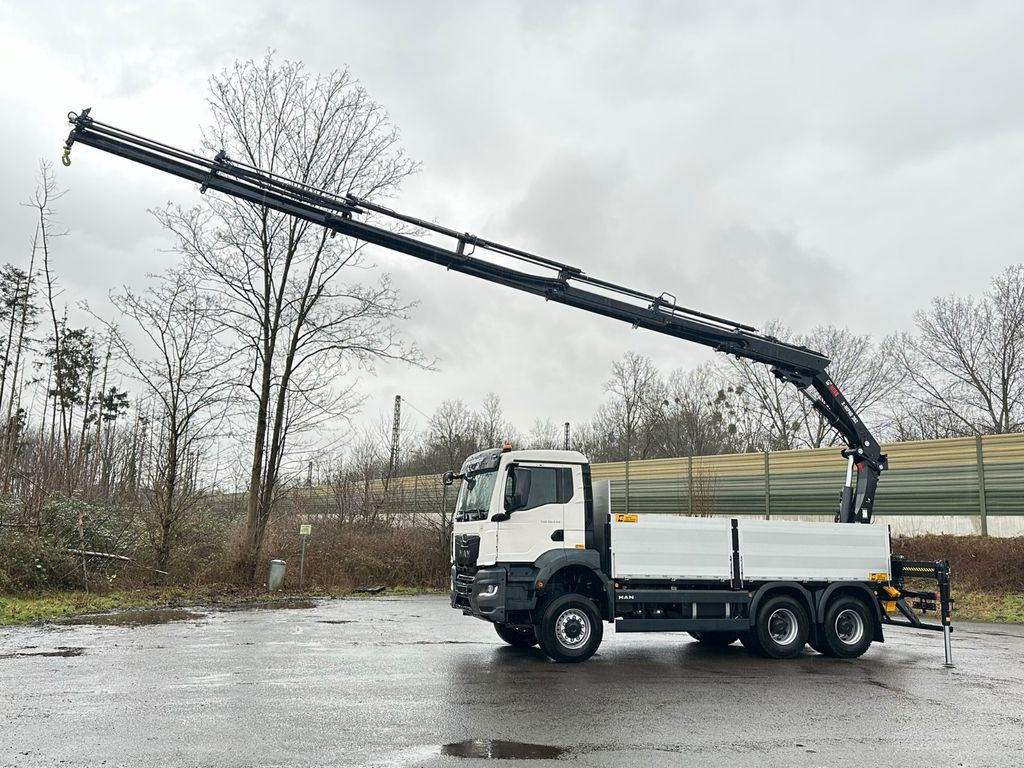 MAN TGS 33.440 6x6 Kran HIAB X-HiPro 302 E 6 - Vinçli kamyon, Sal/ Açık kasa kamyon: fotoğraf 1 MAN TGS 33.440 6x6 Kran HIAB X-HiPro 302 E 6 - Vinçli kamyon, Sal/ Açık kasa kamyon: fotoğraf 1
