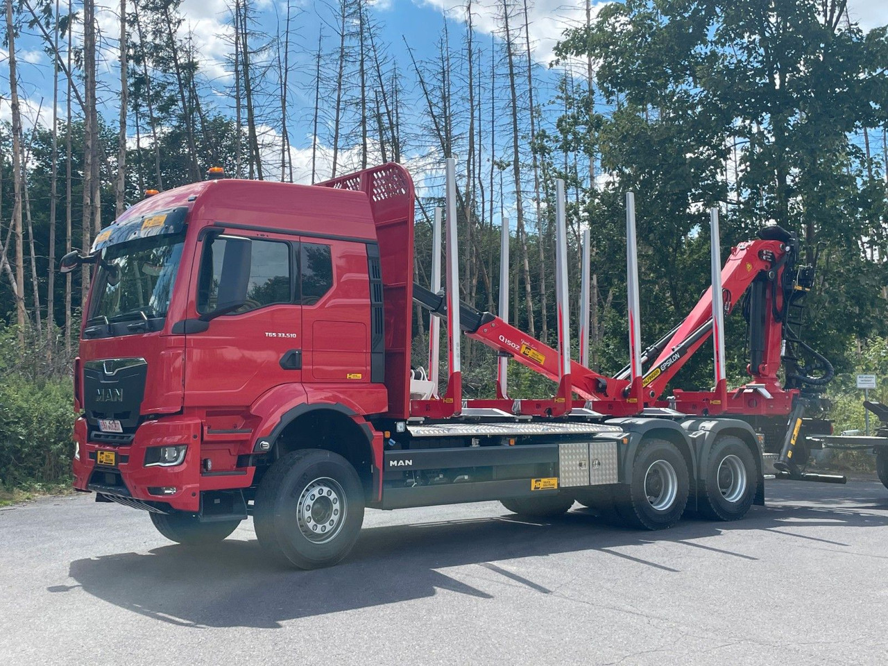 MAN TGS 33.510 6X4 BL Euro6e EPSILON 170Z - Tomruk kamyonu, Vinçli kamyon: fotoğraf 3 MAN TGS 33.510 6X4 BL Euro6e EPSILON 170Z - Tomruk kamyonu, Vinçli kamyon: fotoğraf 3