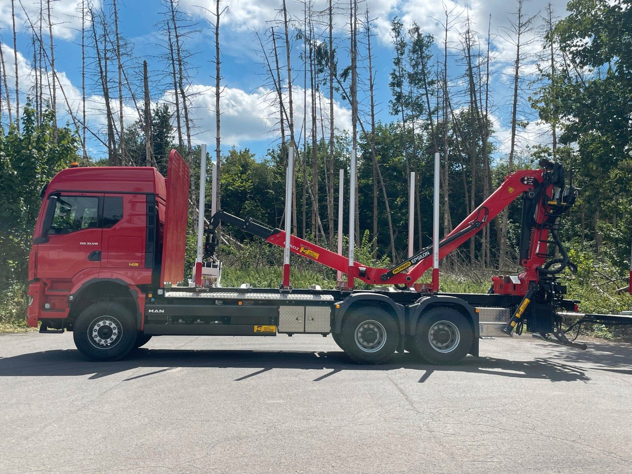 MAN TGS 33.510 6X4 BL Euro6e EPSILON 170Z - Tomruk kamyonu, Vinçli kamyon: fotoğraf 5 MAN TGS 33.510 6X4 BL Euro6e EPSILON 170Z - Tomruk kamyonu, Vinçli kamyon: fotoğraf 5