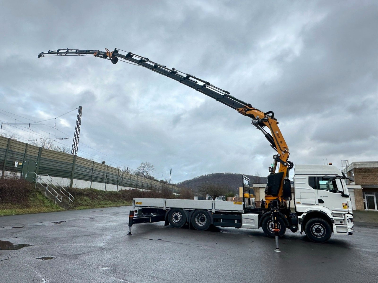 Vinçli kamyon MAN TGS 35.520 8X2 Hiab EFFER 955-8s +Jib 6s: fotoğraf 17