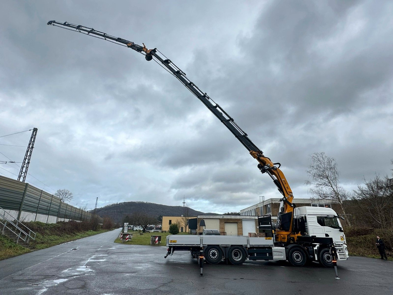 Vinçli kamyon MAN TGS 35.520 8X2 Hiab EFFER 955-8s +Jib 6s: fotoğraf 18