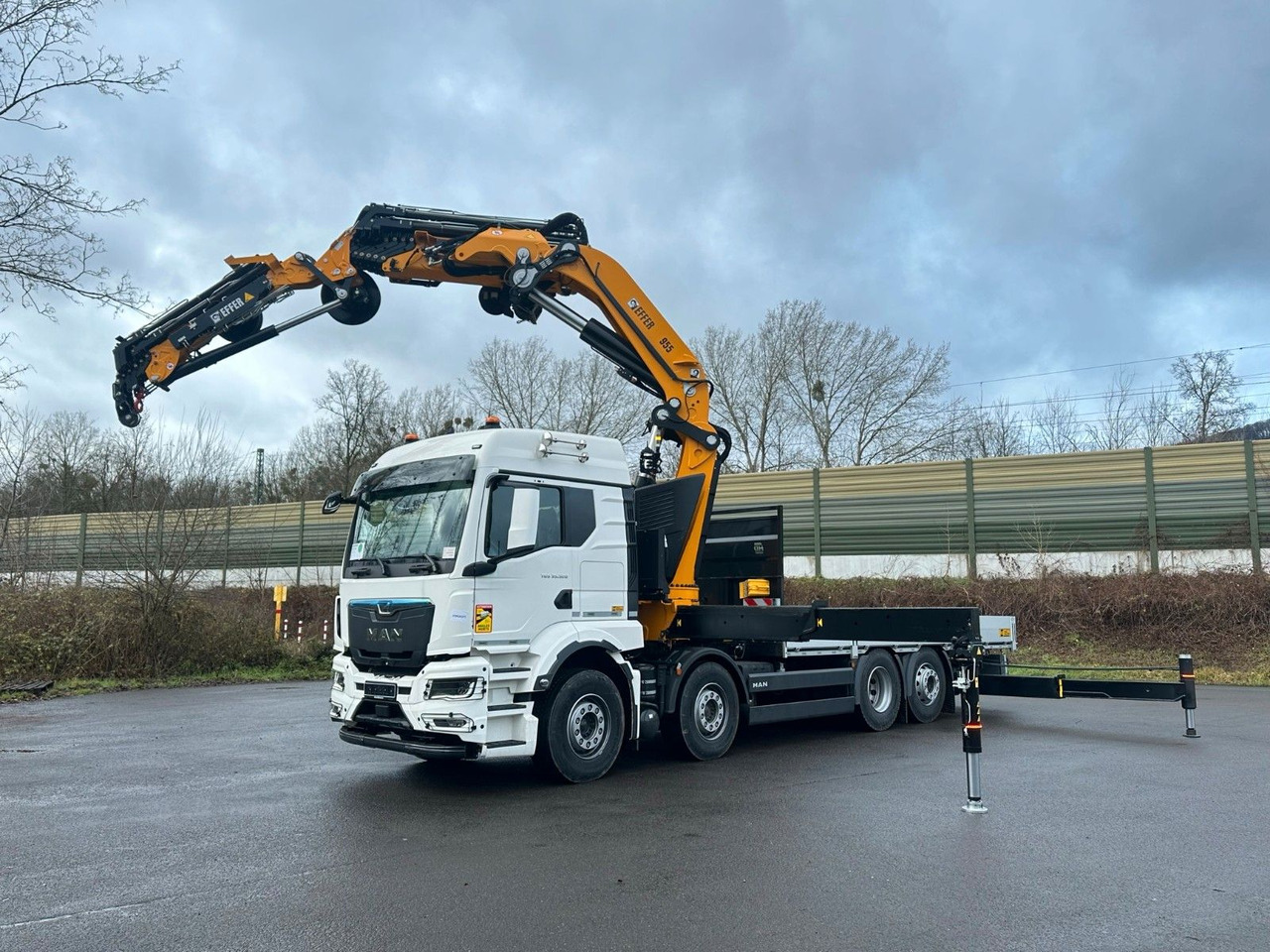 Vinçli kamyon MAN TGS 35.520 8X2 Hiab EFFER 955-8s +Jib 6s: fotoğraf 13