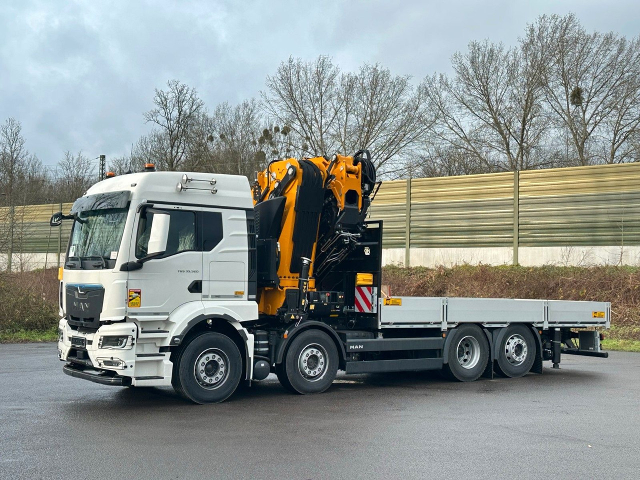 MAN TGS 35.520 8X2 Hiab EFFER 955-8s +Jib 6s - Sal/ Açık kasa kamyon, Vinçli kamyon: fotoğraf 4 MAN TGS 35.520 8X2 Hiab EFFER 955-8s +Jib 6s - Sal/ Açık kasa kamyon, Vinçli kamyon: fotoğraf 4