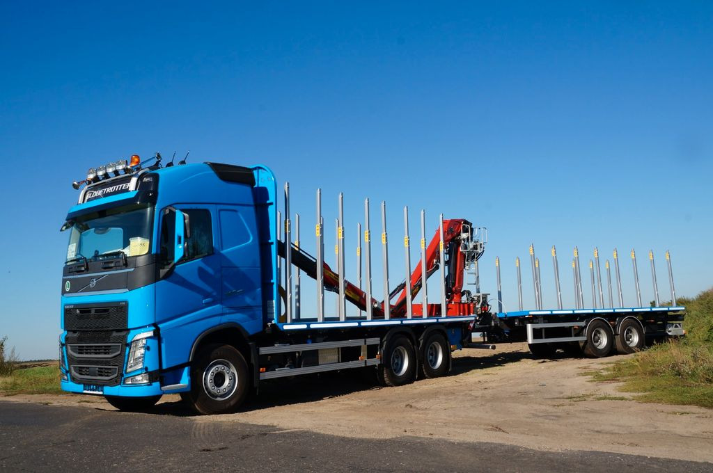 Volvo FH 540 6x4 LogLift EPSILON Plato - Tomruk kamyonu, Vinçli kamyon: fotoğraf 1 Volvo FH 540 6x4 LogLift EPSILON Plato - Tomruk kamyonu, Vinçli kamyon: fotoğraf 1