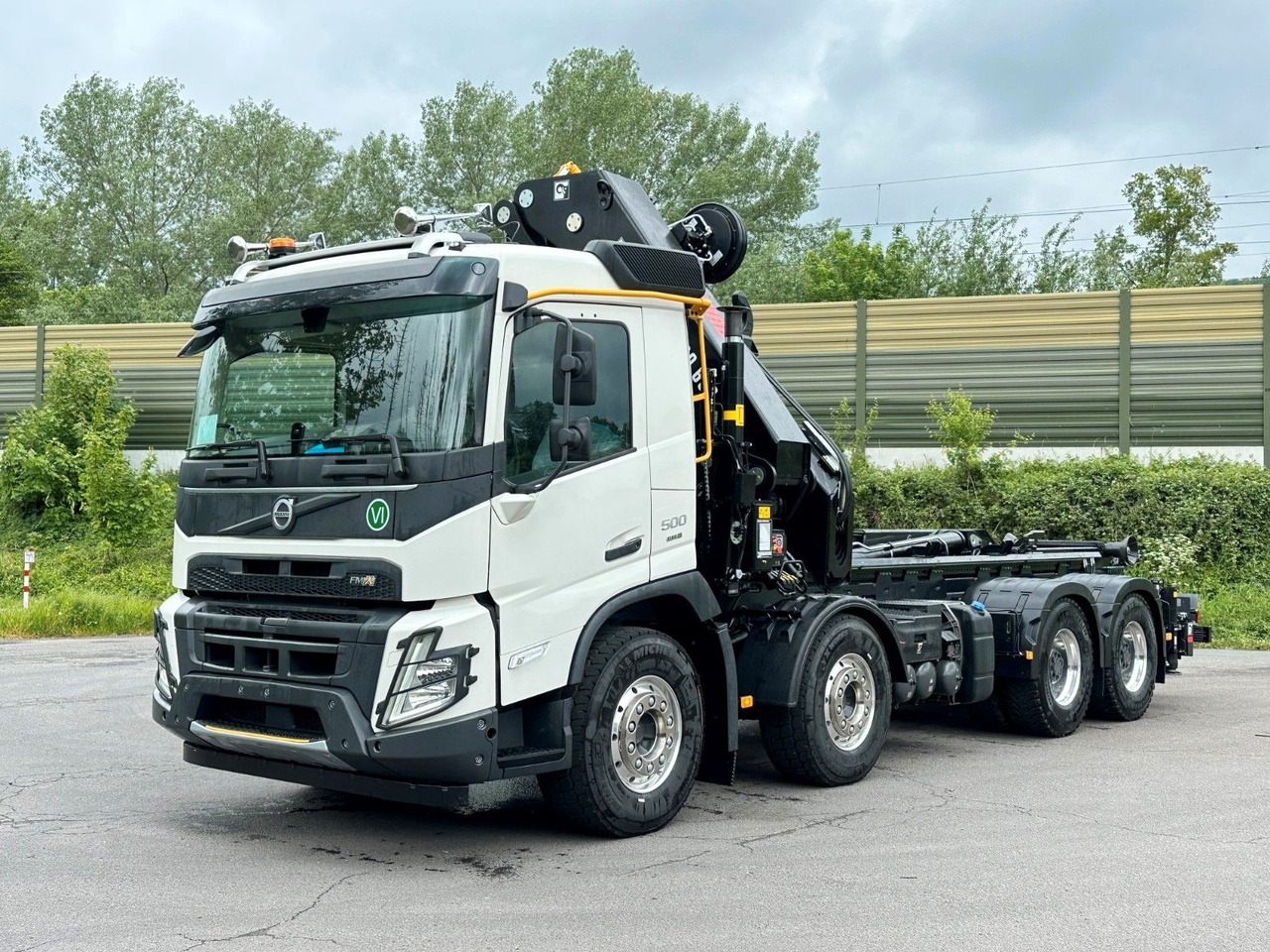 Volvo FMX 500 8x4 Abrollkipper + Kran Hiab 658-6 - Kancalı yükleyici kamyon, Vinçli kamyon: fotoğraf 2 Volvo FMX 500 8x4 Abrollkipper + Kran Hiab 658-6 - Kancalı yükleyici kamyon, Vinçli kamyon: fotoğraf 2