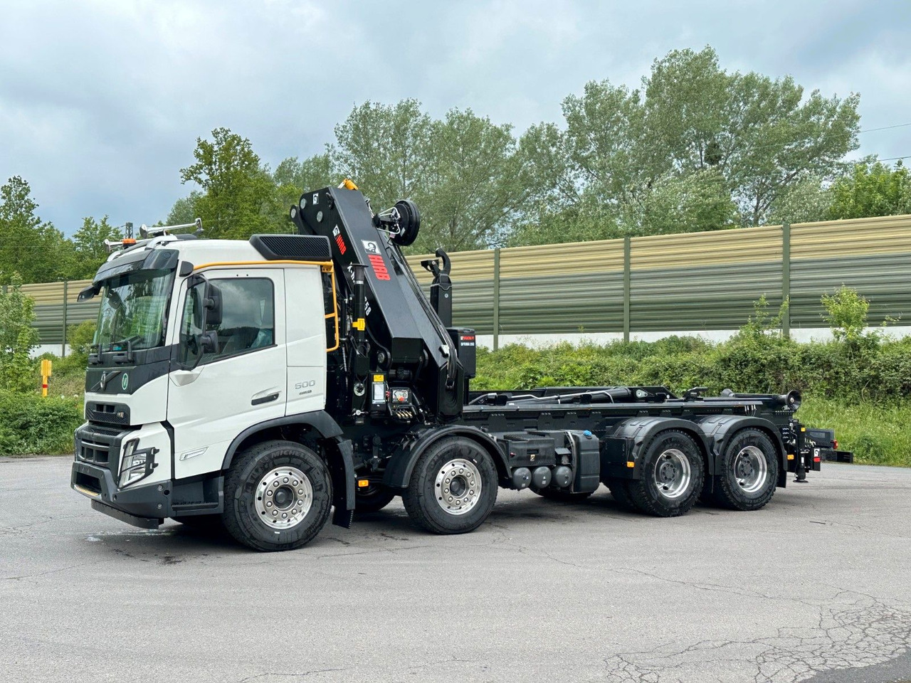 Volvo FMX 500 8x4 Abrollkipper + Kran Hiab 658-6 - Kancalı yükleyici kamyon, Vinçli kamyon: fotoğraf 3 Volvo FMX 500 8x4 Abrollkipper + Kran Hiab 658-6 - Kancalı yükleyici kamyon, Vinçli kamyon: fotoğraf 3