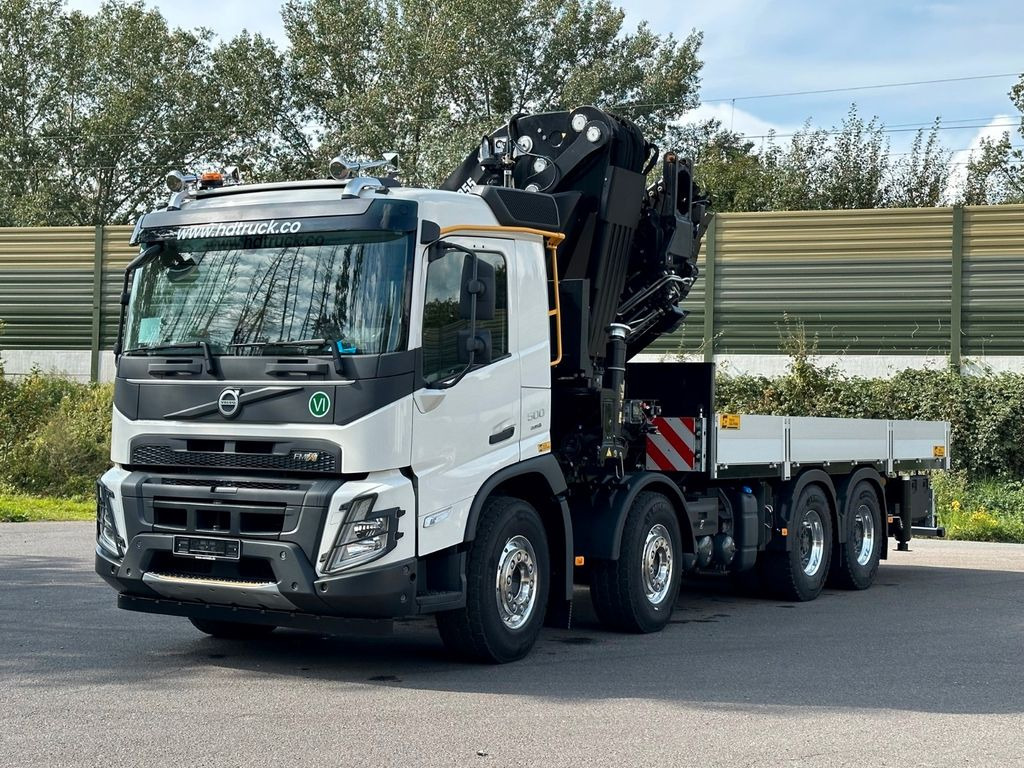 Volvo FMX 500 8x4 EFFER 955-8s + Jib 6s - Sal/ Açık kasa kamyon, Vinçli kamyon: fotoğraf 1 Volvo FMX 500 8x4 EFFER 955-8s + Jib 6s - Sal/ Açık kasa kamyon, Vinçli kamyon: fotoğraf 1
