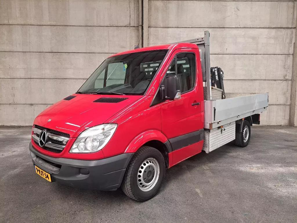 Mercedes-Benz Sprinter 313 2.2 CDI AUT Open laadbak met Hiab 008T kraan 9-VJT-34 213.086 km - Açık kasa kamyonet: fotoğraf 1 Mercedes-Benz Sprinter 313 2.2 CDI AUT Open laadbak met Hiab 008T kraan 9-VJT-34 213.086 km - Açık kasa kamyonet: fotoğraf 1