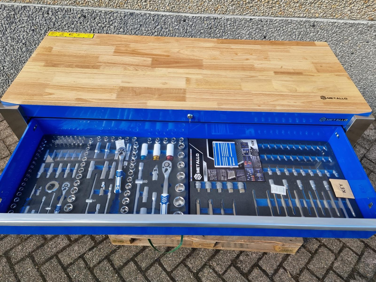 Metallo Mega Jumbo Gereedschapskist - Nieuw, 11 lades waarvan 9 gevuld met gereedschap - Garaj ekipman: fotoğraf 3 Metallo Mega Jumbo Gereedschapskist - Nieuw, 11 lades waarvan 9 gevuld met gereedschap - Garaj ekipman: fotoğraf 3