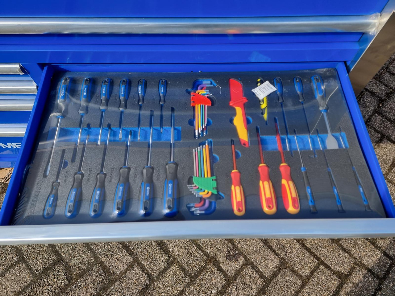 Metallo Mega Jumbo Gereedschapskist - Nieuw, 11 lades waarvan 9 gevuld met gereedschap - Garaj ekipman: fotoğraf 5 Metallo Mega Jumbo Gereedschapskist - Nieuw, 11 lades waarvan 9 gevuld met gereedschap - Garaj ekipman: fotoğraf 5