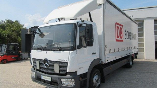 Mercedes-Benz 1524L Pr.LBW, Klima, Sperre, 7,7m, Schiebepl. - Tenteli kamyon: fotoğraf 1 Mercedes-Benz 1524L Pr.LBW, Klima, Sperre, 7,7m, Schiebepl. - Tenteli kamyon: fotoğraf 1