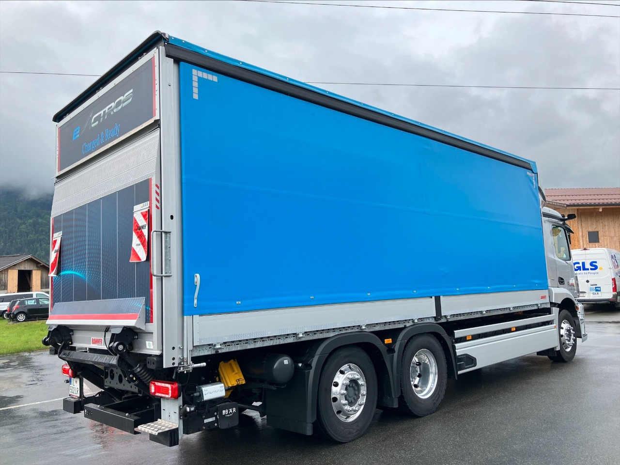 Mercedes-Benz eActros 400L 6x2 - Tenteli kamyon, Elektrikli kamyon: fotoğraf 3 Mercedes-Benz eActros 400L 6x2 - Tenteli kamyon, Elektrikli kamyon: fotoğraf 3