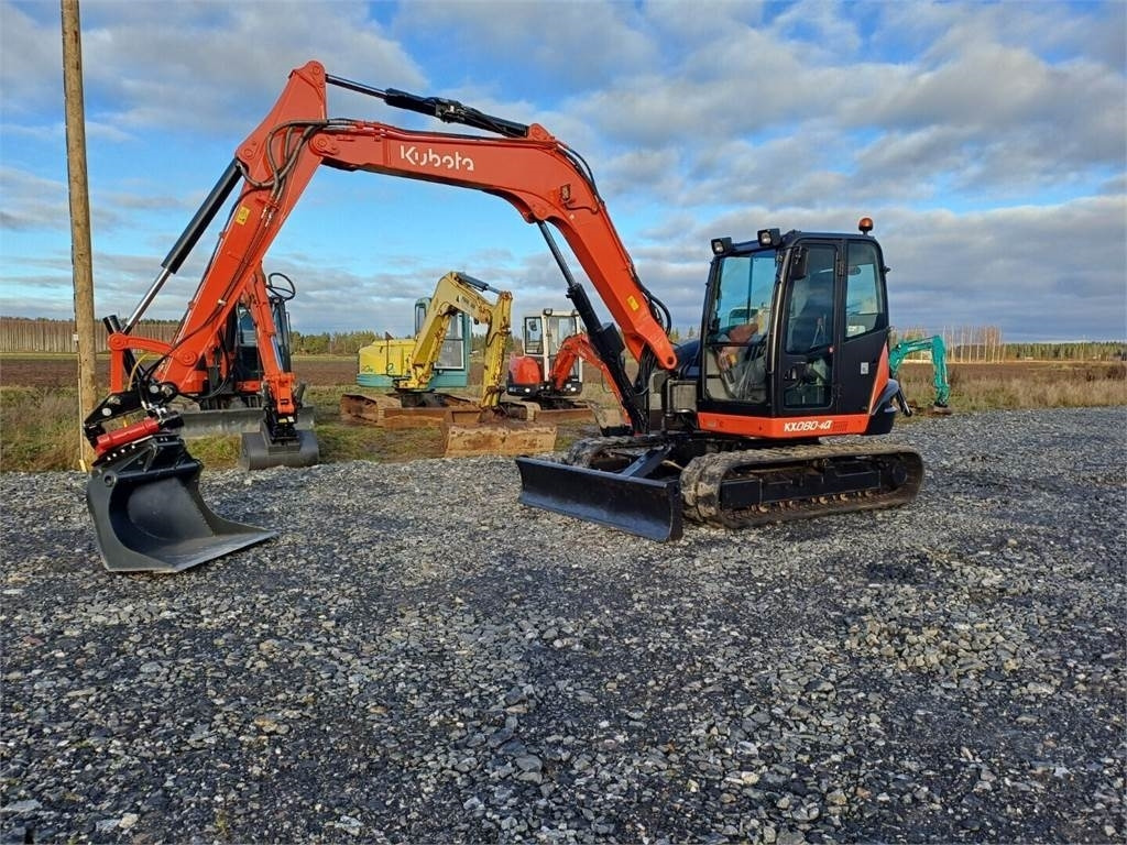 Kubota KX080-4a Pyörittäjällä - Mini ekskavatör: fotoğraf 1 Kubota KX080-4a Pyörittäjällä - Mini ekskavatör: fotoğraf 1