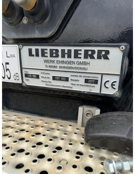 Liebherr LTR 1100 - Paletli vinç: fotoğraf 3 Liebherr LTR 1100 - Paletli vinç: fotoğraf 3