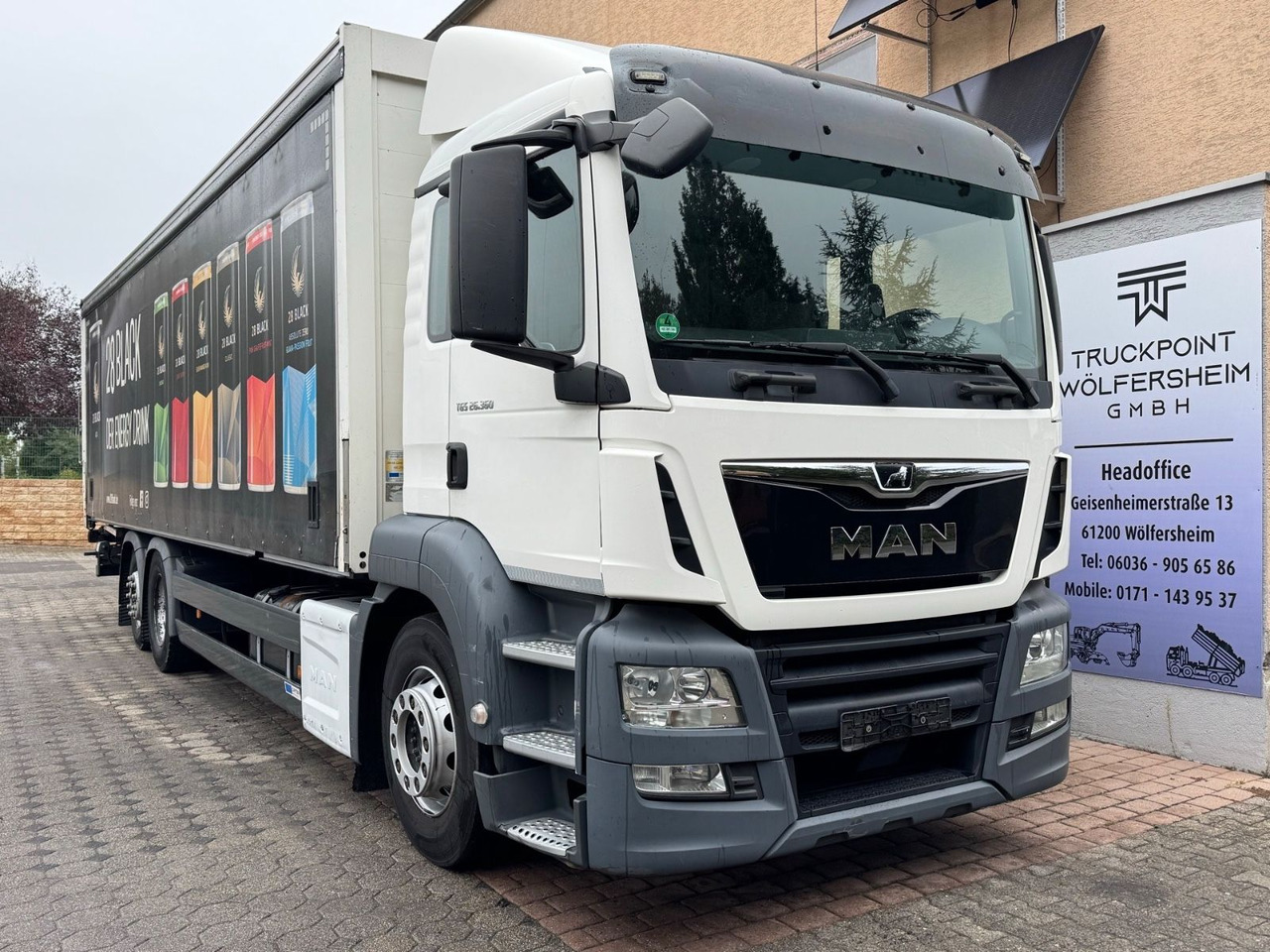 MAN TGS 26.360/LBW/Lenk-Lift/AHK/Voll-Luft - Taşınması içecek kamyon: fotoğraf 1 MAN TGS 26.360/LBW/Lenk-Lift/AHK/Voll-Luft - Taşınması içecek kamyon: fotoğraf 1