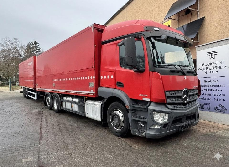 Mercedes-Benz Actros2543/Retarder/Lenk-Lift/2xAHK/Top-Zustand! - Kapalı kasa kamyon: fotoğraf 1 Mercedes-Benz Actros2543/Retarder/Lenk-Lift/2xAHK/Top-Zustand! - Kapalı kasa kamyon: fotoğraf 1