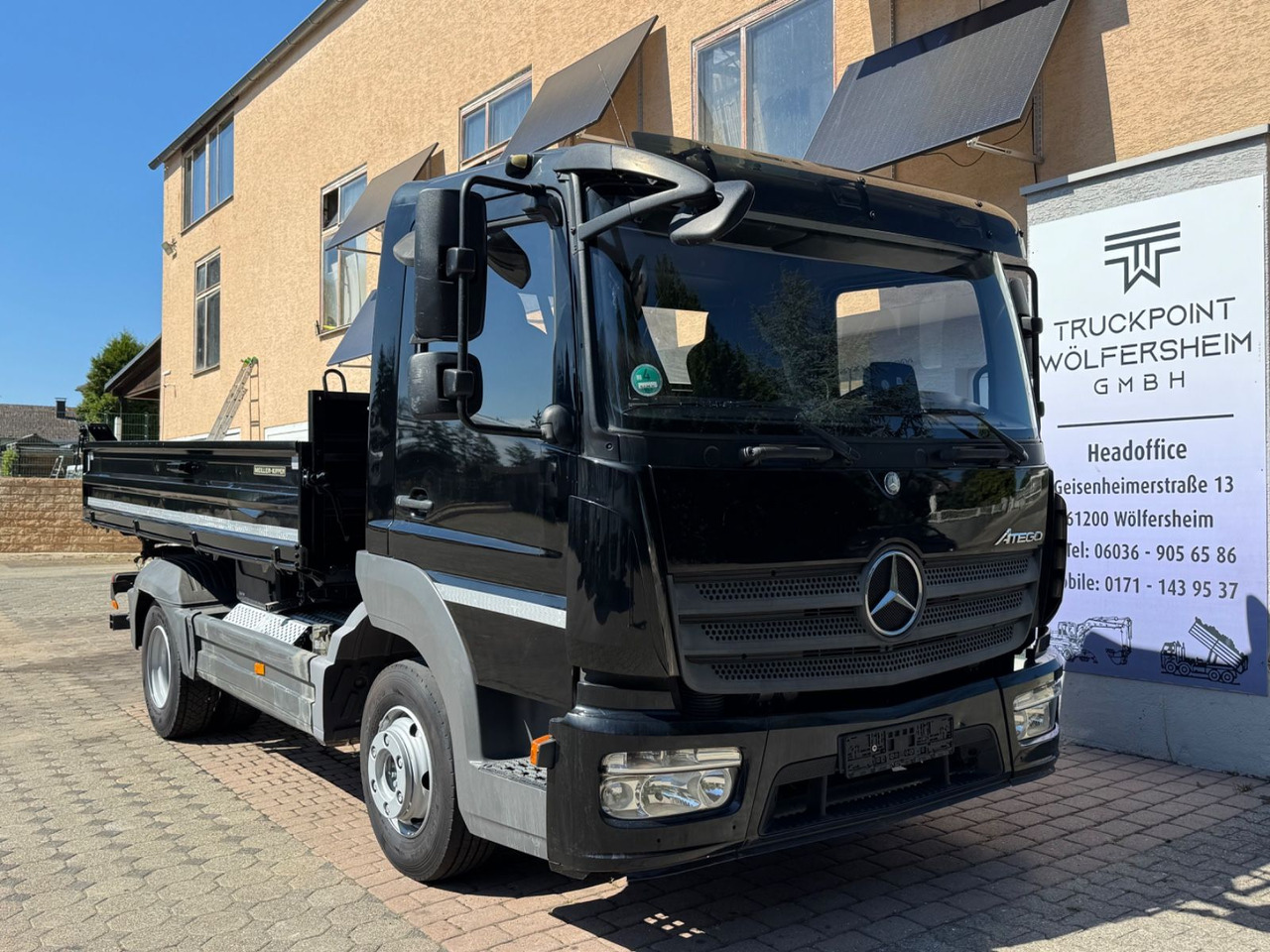 Mercedes-Benz Atego 818/MEILLER/B-B/Klima/aus1.Hand - Damperli kamyonet: fotoğraf 1 Mercedes-Benz Atego 818/MEILLER/B-B/Klima/aus1.Hand - Damperli kamyonet: fotoğraf 1