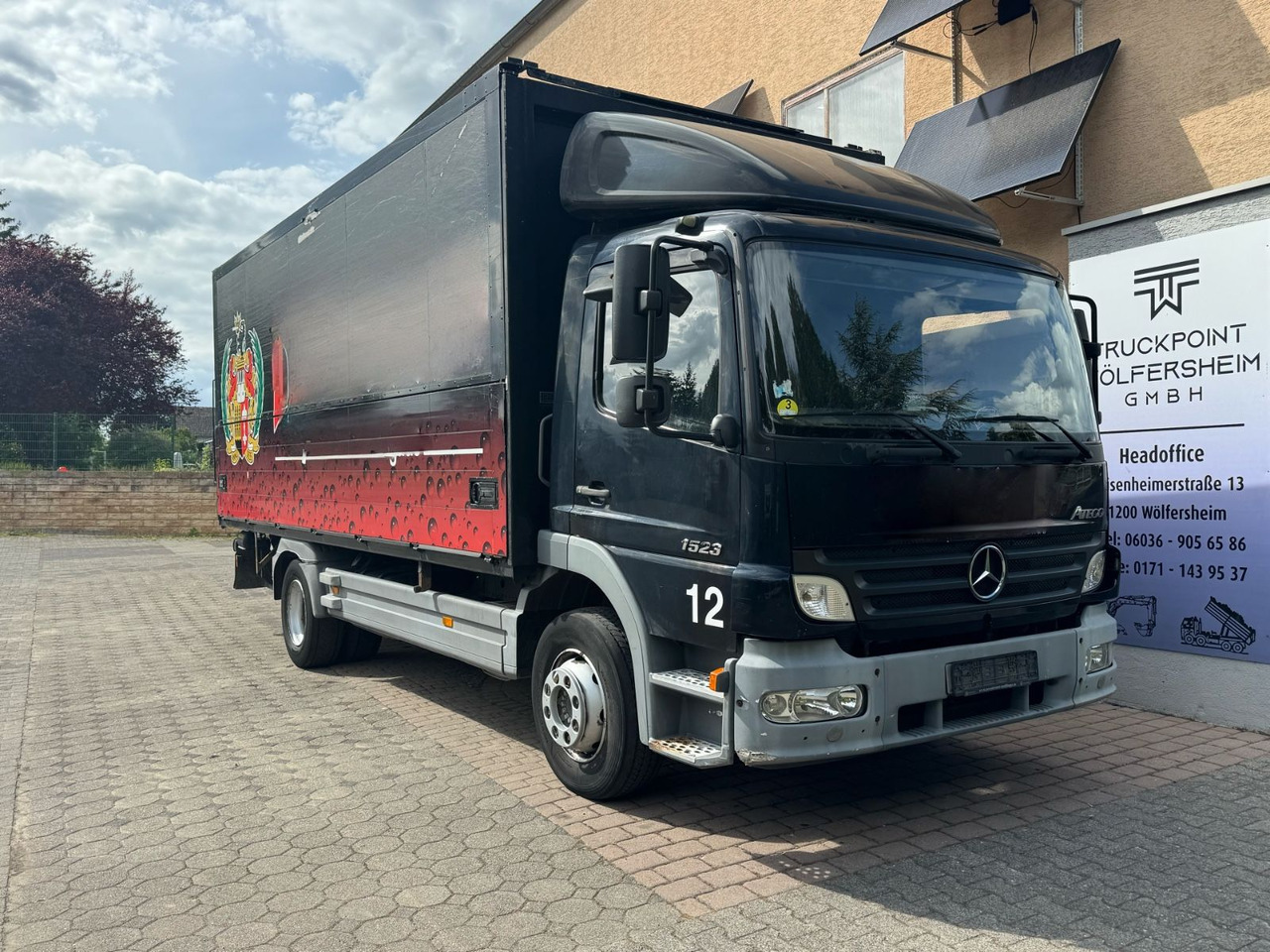 Mercedes-Benz Atego1523/LBW/AHK/Klima/Standh./aus.1Hand - Taşınması içecek kamyon: fotoğraf 1 Mercedes-Benz Atego1523/LBW/AHK/Klima/Standh./aus.1Hand - Taşınması içecek kamyon: fotoğraf 1
