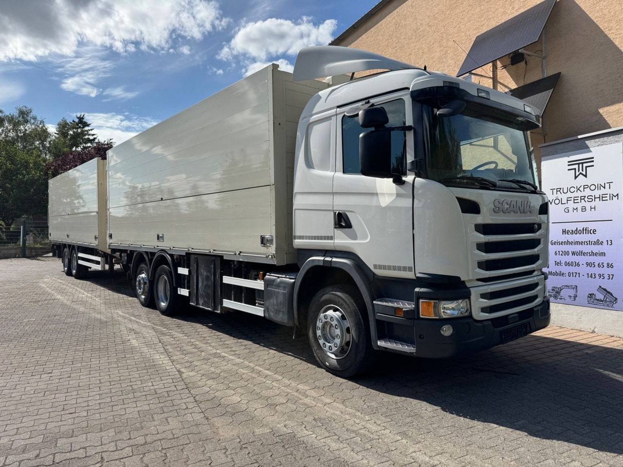 Scania G410/Lenk-Lift/2xLBW/inkl. Anhänger/Tüv-neu - Taşınması içecek kamyon: fotoğraf 1 Scania G410/Lenk-Lift/2xLBW/inkl. Anhänger/Tüv-neu - Taşınması içecek kamyon: fotoğraf 1
