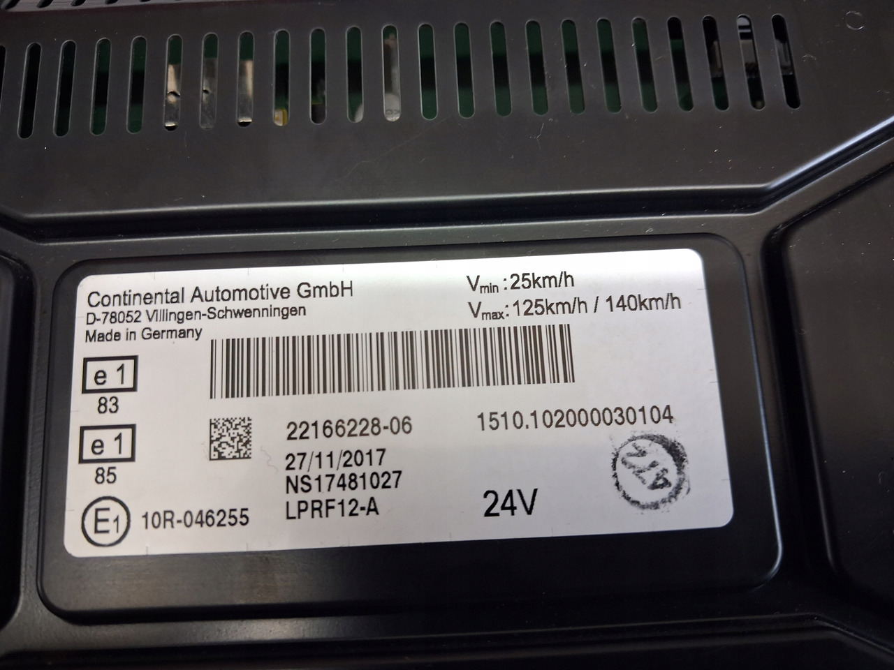 CONTINENTAL ZEGARY LICZNIKI AUTOMAT RENAULT GAMA T RANGE 22166228 - Gösterge panosu - Kamyon: fotoğraf 3 CONTINENTAL ZEGARY LICZNIKI AUTOMAT RENAULT GAMA T RANGE 22166228 - Gösterge panosu - Kamyon: fotoğraf 3