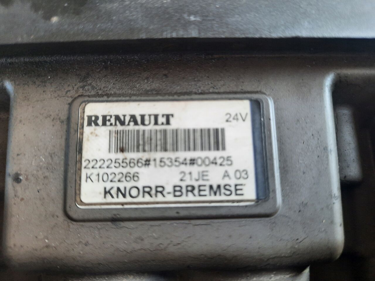 KNORR-BREMSE ZAWÓR EBS TYLNY TYŁ RENAULT GAMA RANGE T RANGE - Fren valfi - Kamyon: fotoğraf 3 KNORR-BREMSE ZAWÓR EBS TYLNY TYŁ RENAULT GAMA RANGE T RANGE - Fren valfi - Kamyon: fotoğraf 3